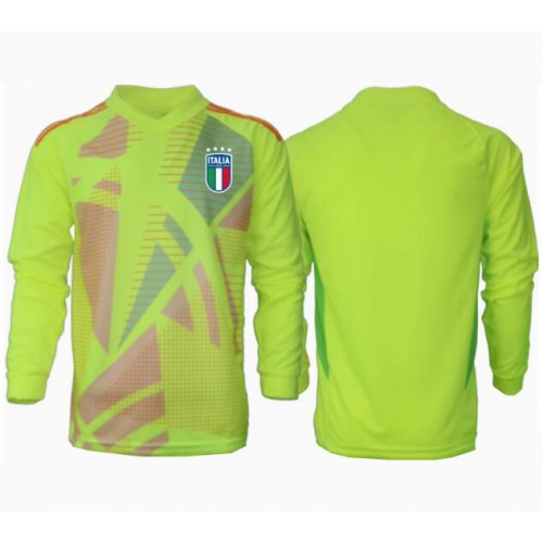Fotballdrakt Herre Italia Keeper Hjemmedrakt EM 2024 Langermet